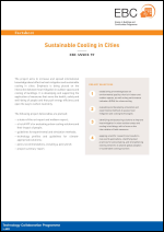 Factsheet: Sustainable Cooling in Cities
